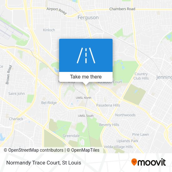 Normandy Trace Court map