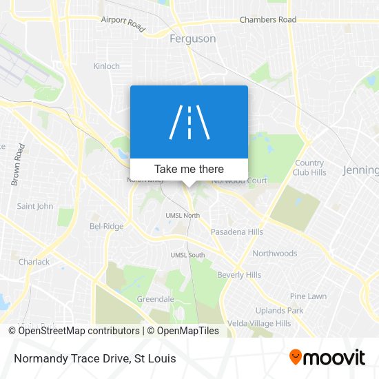 Normandy Trace Drive map