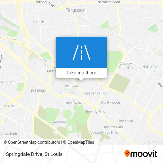 Springdale Drive map