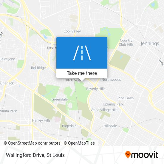 Mapa de Wallingford Drive