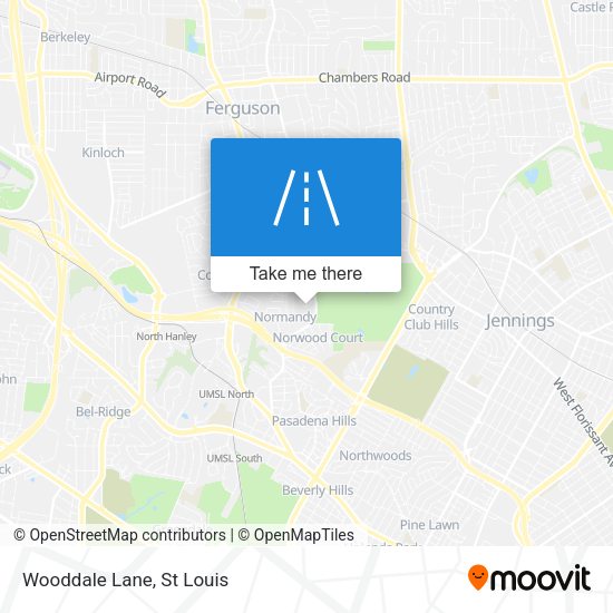 Mapa de Wooddale Lane