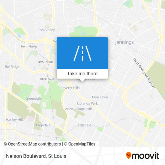 Mapa de Nelson Boulevard