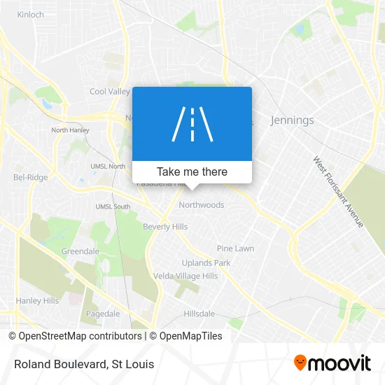 Roland Boulevard map