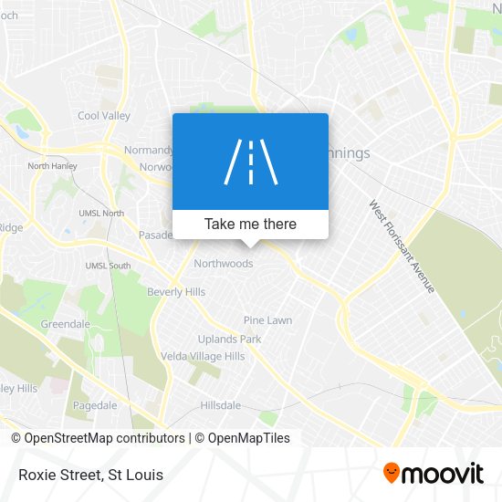 Mapa de Roxie Street