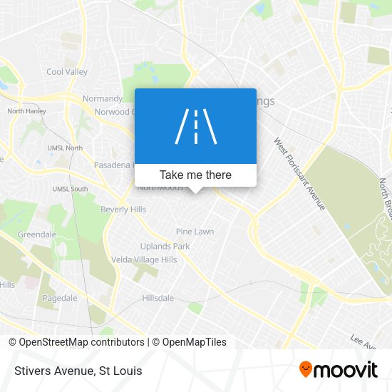 Mapa de Stivers Avenue