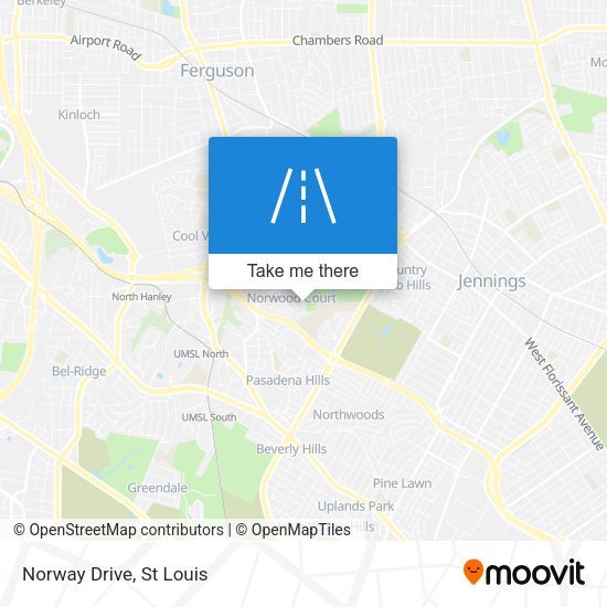 Mapa de Norway Drive