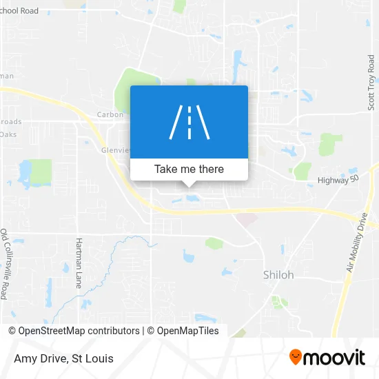 Amy Drive map