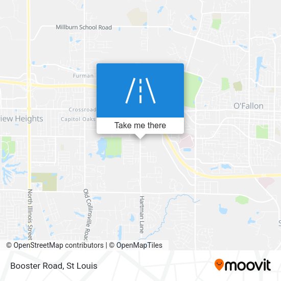 Mapa de Booster Road