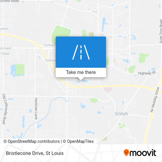 Bristlecone Drive map