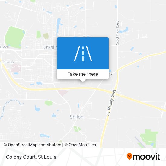 Mapa de Colony Court