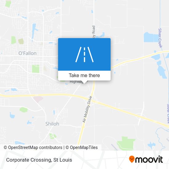 Corporate Crossing map