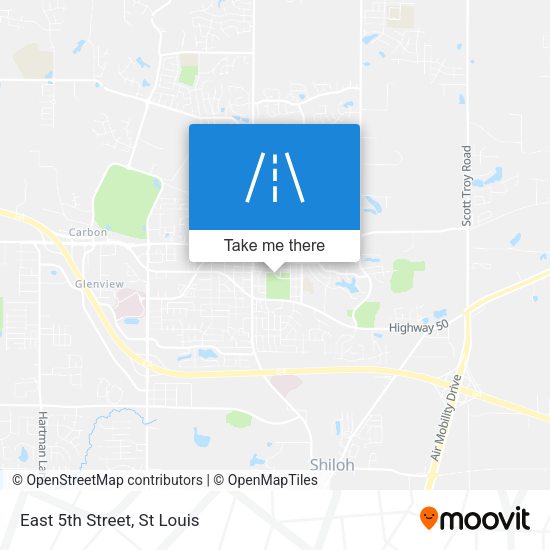 Mapa de East 5th Street