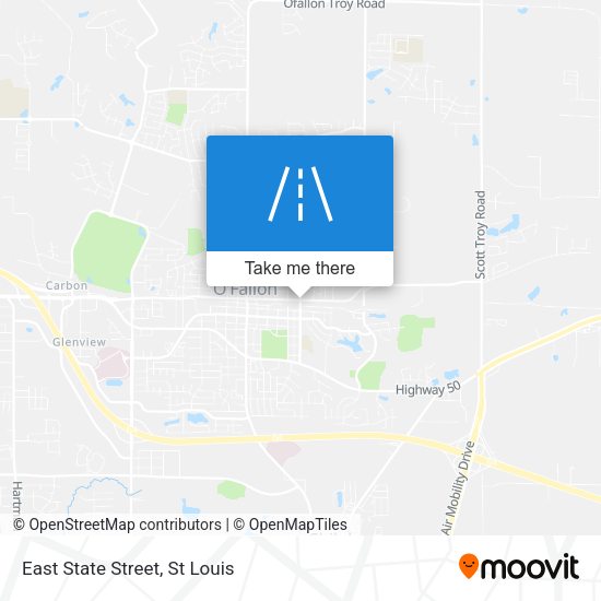 East State Street map