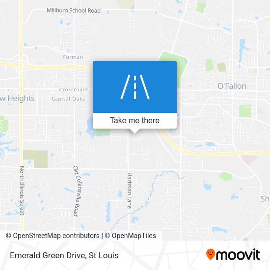 Emerald Green Drive map