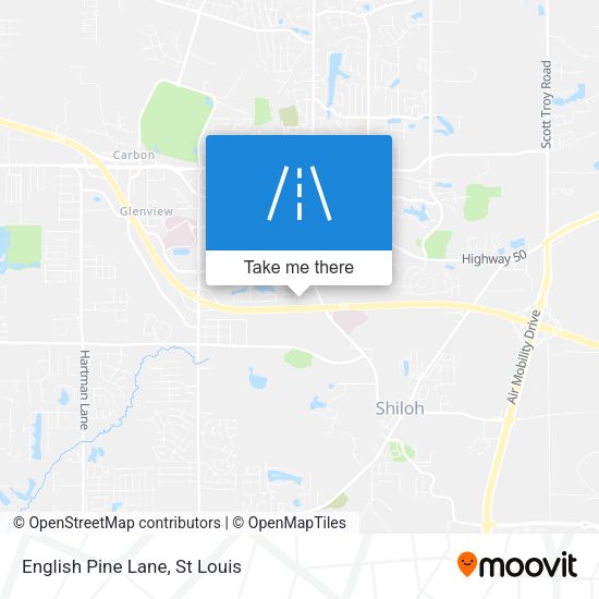 Mapa de English Pine Lane