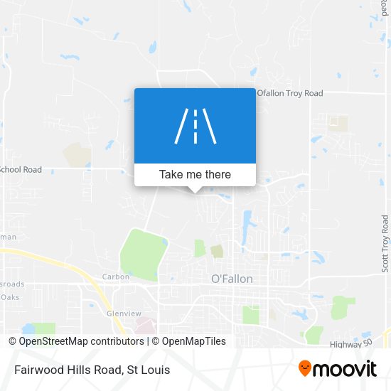 Fairwood Hills Road map