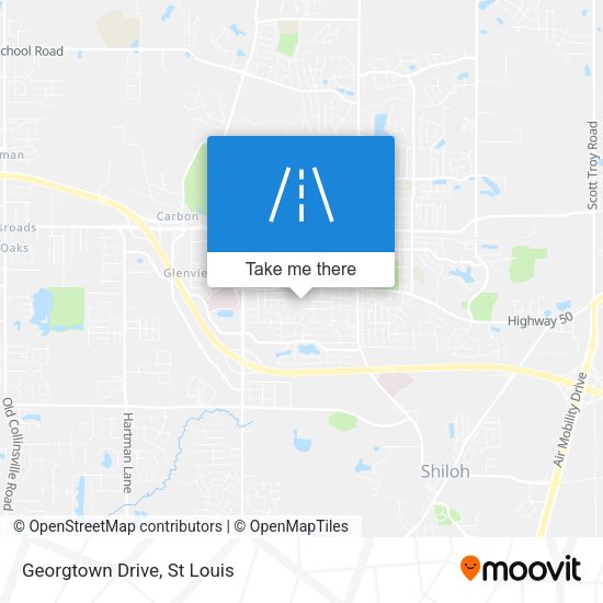 Mapa de Georgtown Drive