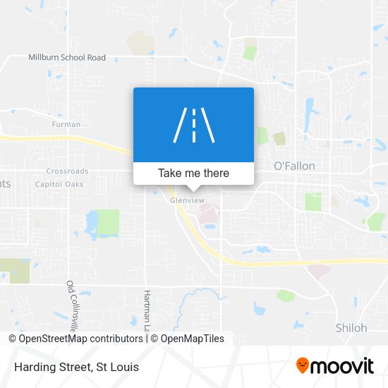 Harding Street map