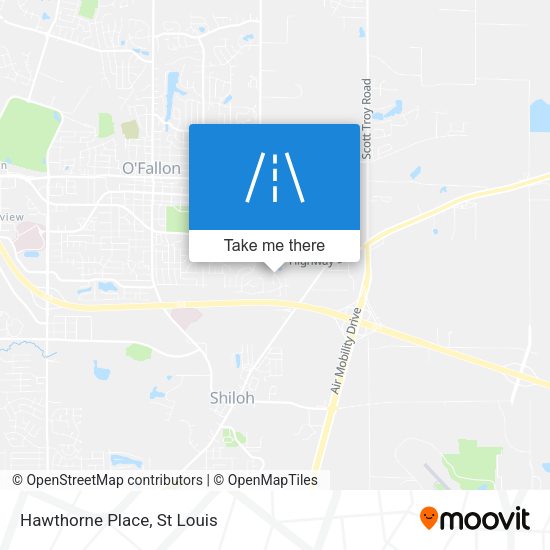 Mapa de Hawthorne Place