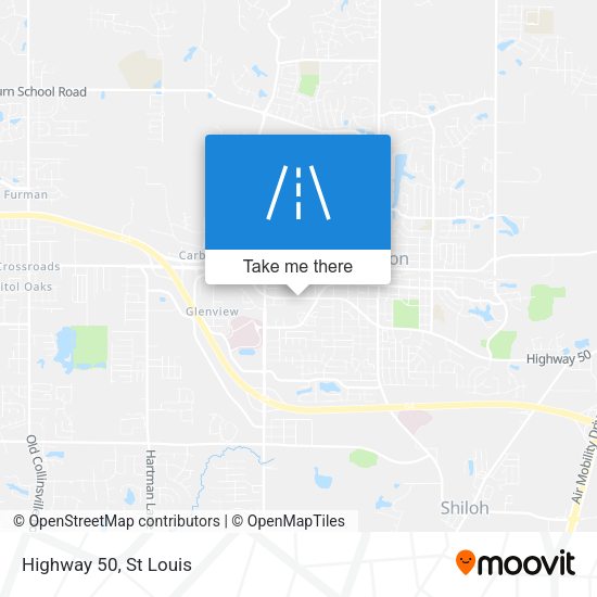 Mapa de Highway 50