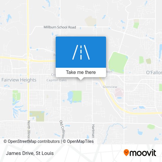 Mapa de James Drive