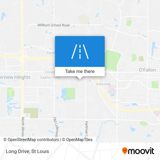 Long Drive map