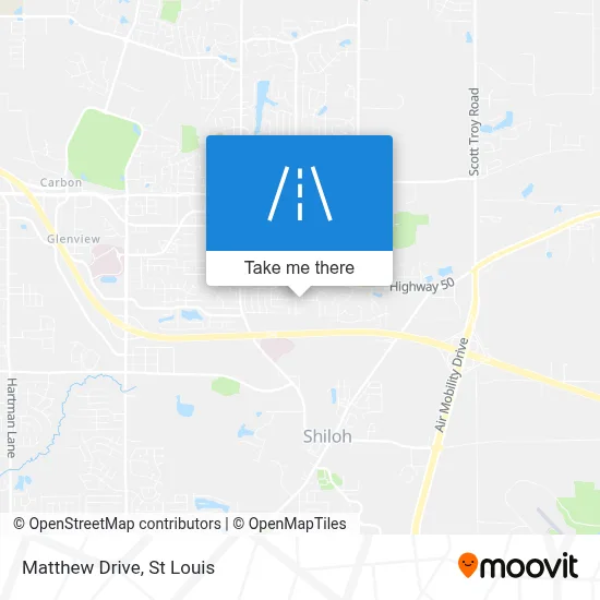 Matthew Drive map