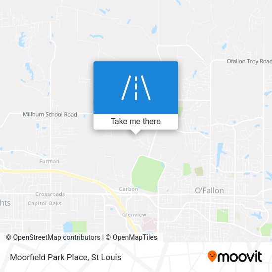 Moorfield Park Place map