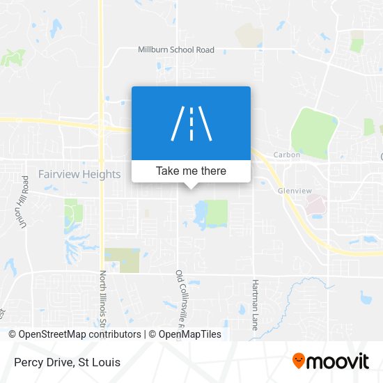 Mapa de Percy Drive