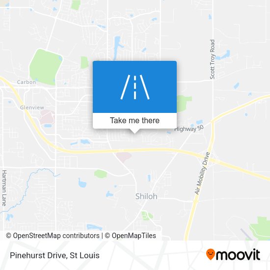 Mapa de Pinehurst Drive