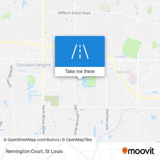 Remington Court map