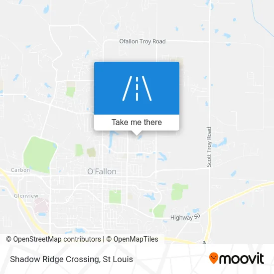 Shadow Ridge Crossing map