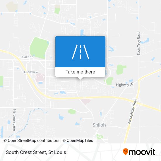 South Crest Street map