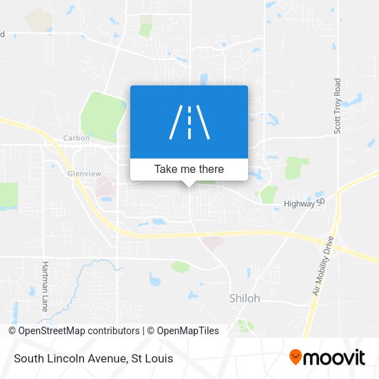 South Lincoln Avenue map