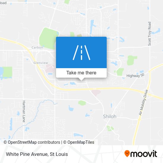 Mapa de White Pine Avenue