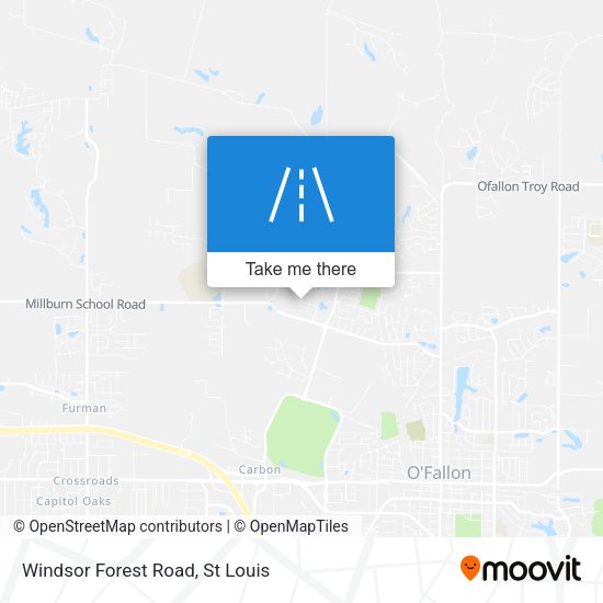 Windsor Forest Road map