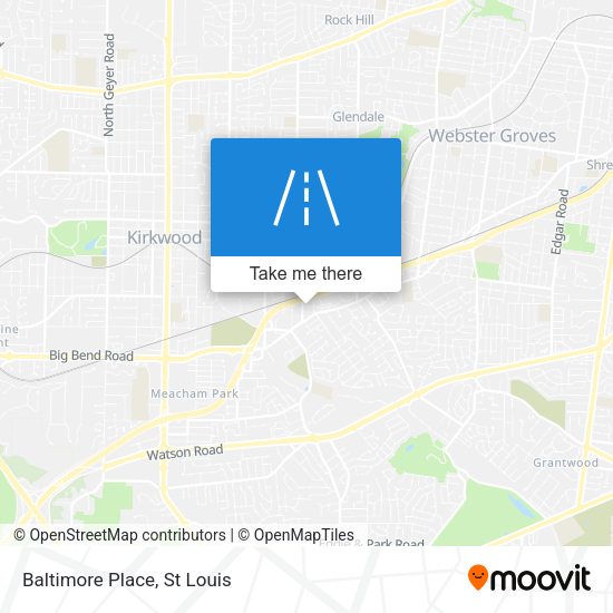 Baltimore Place map