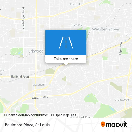 Baltimore Place map