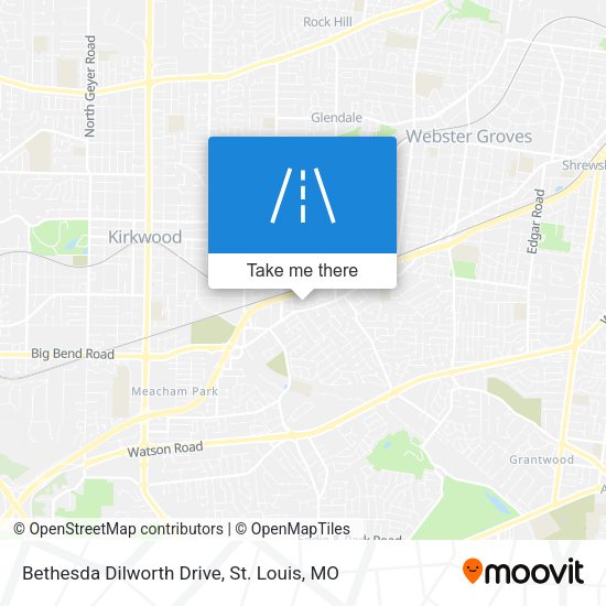 Mapa de Bethesda Dilworth Drive