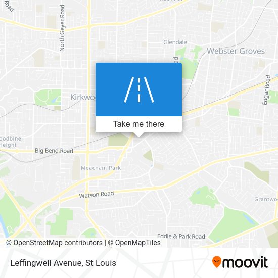 Leffingwell Avenue map