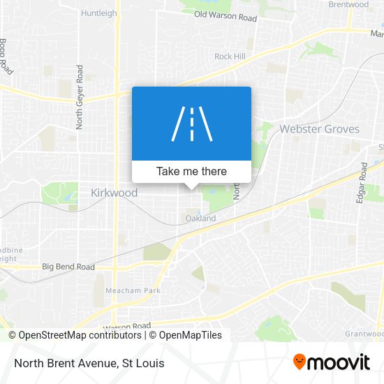 Mapa de North Brent Avenue
