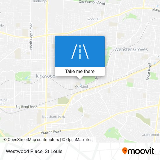 Mapa de Westwood Place