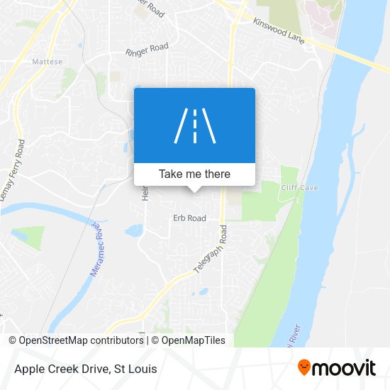 Mapa de Apple Creek Drive