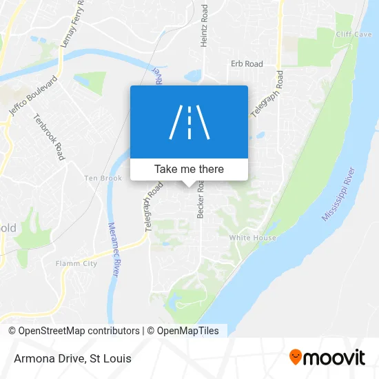 Armona Drive map