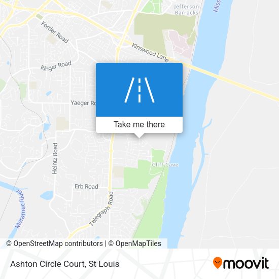 Mapa de Ashton Circle Court