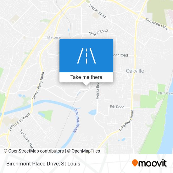 Birchmont Place Drive map