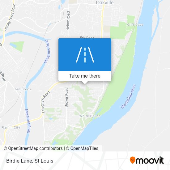 Mapa de Birdie Lane