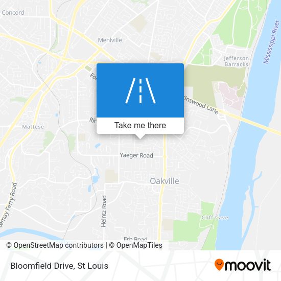 Mapa de Bloomfield Drive