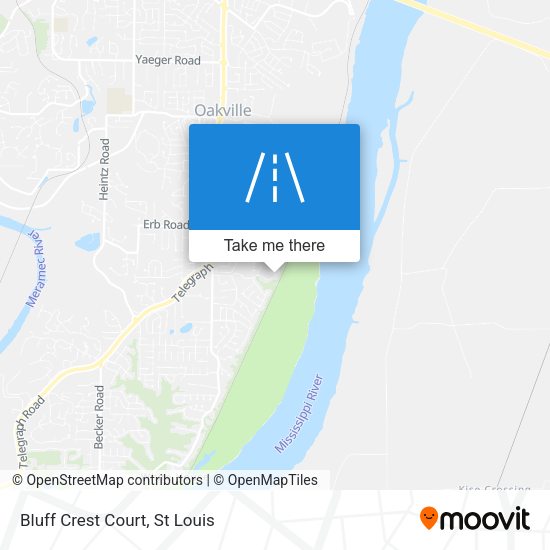 Mapa de Bluff Crest Court