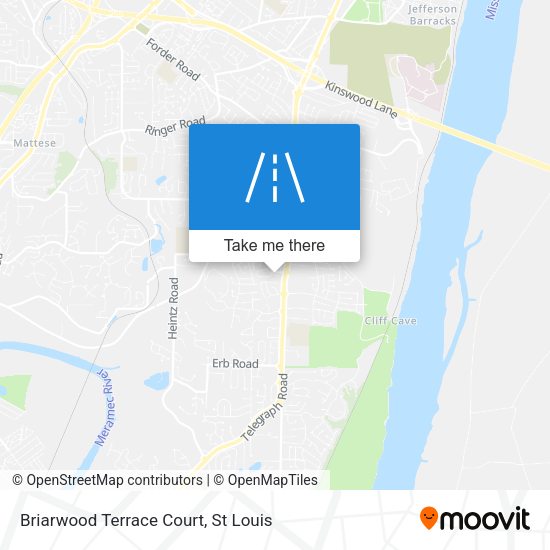 Briarwood Terrace Court map
